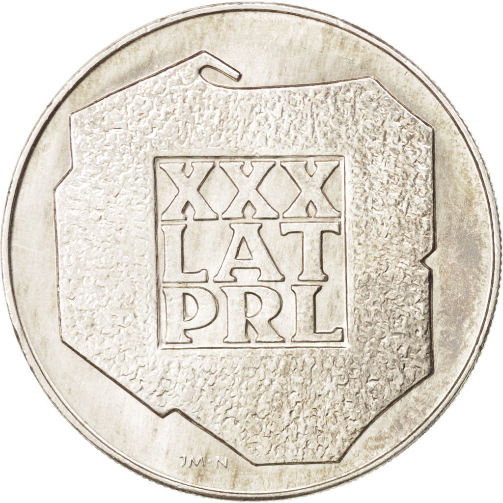 Coin, Poland, 200 Zlotych, 1974, Warsaw, MS(63), Silver, KM:72
