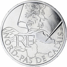 France, 10 Euro, Euros des régions, 2010, Monnaie de Paris, Nord-Pas De Calais