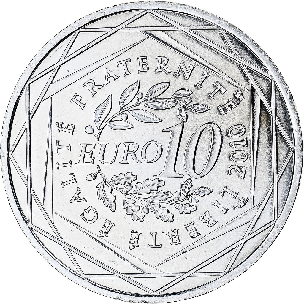 France, 10 Euro, Euros des régions, 2010, Monnaie de Paris, Nord-Pas De Calais