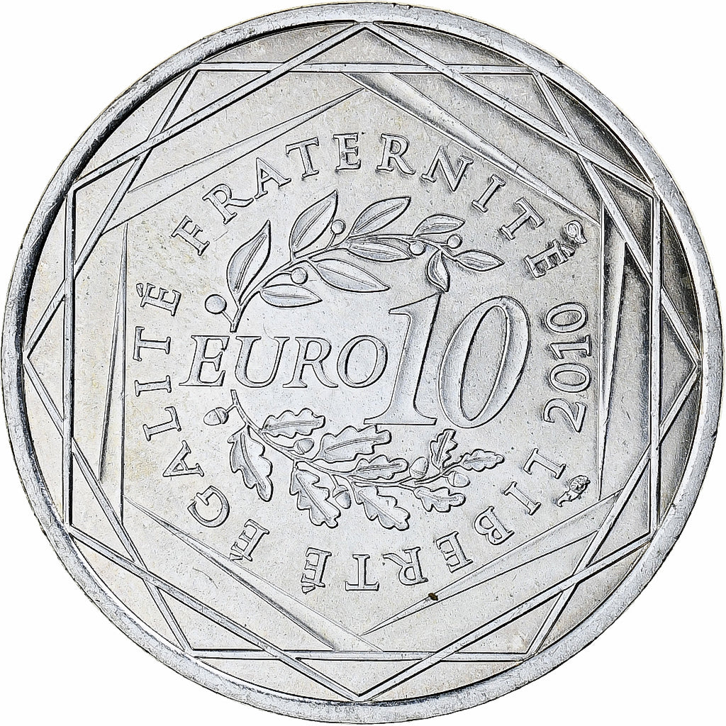 França, 10 Euro, Euros des régions, 2010, Monnaie de Paris, Bretagne, MS(63)