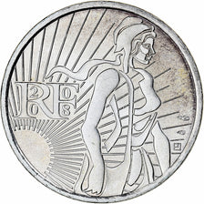 France, 5 Euro, 2008, Monnaie de Paris, Semeuse, MS(64), Silver, KM:1534