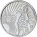 Francja, 5 Euro, 2008, Monnaie de Paris, Semeuse, MS(65-70), Srebro, KM:1534