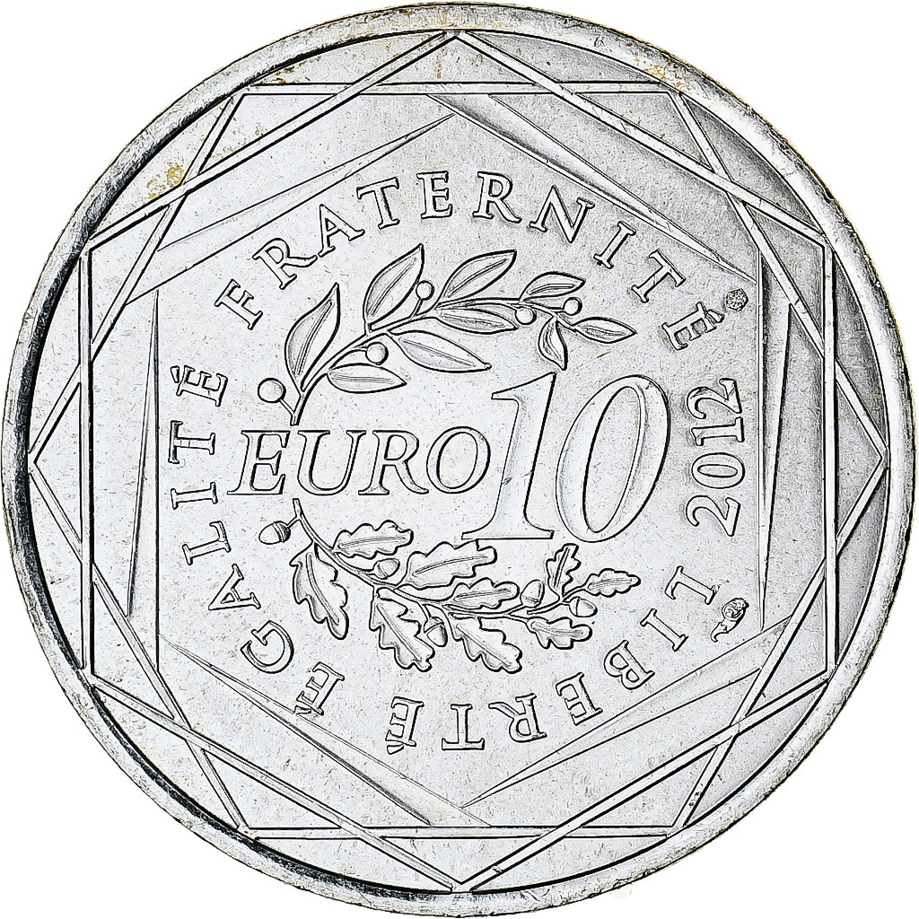 France, 10 Euro, Euros des régions, 2012, Monnaie de Paris, Aquitaine, MS(64)
