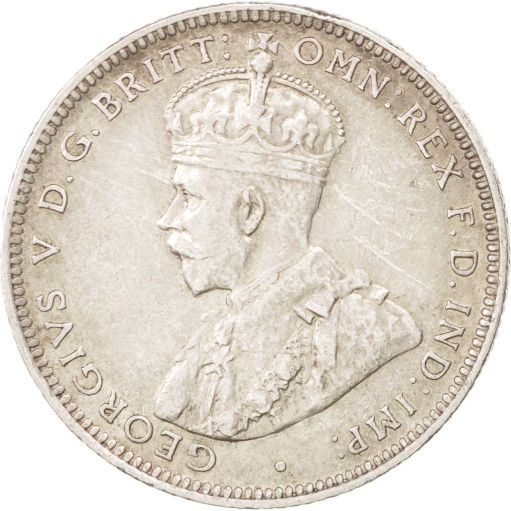 AUSTRALIA, Shilling, 1914, KM #26, AU(50-53), Silver, 24, 5.61