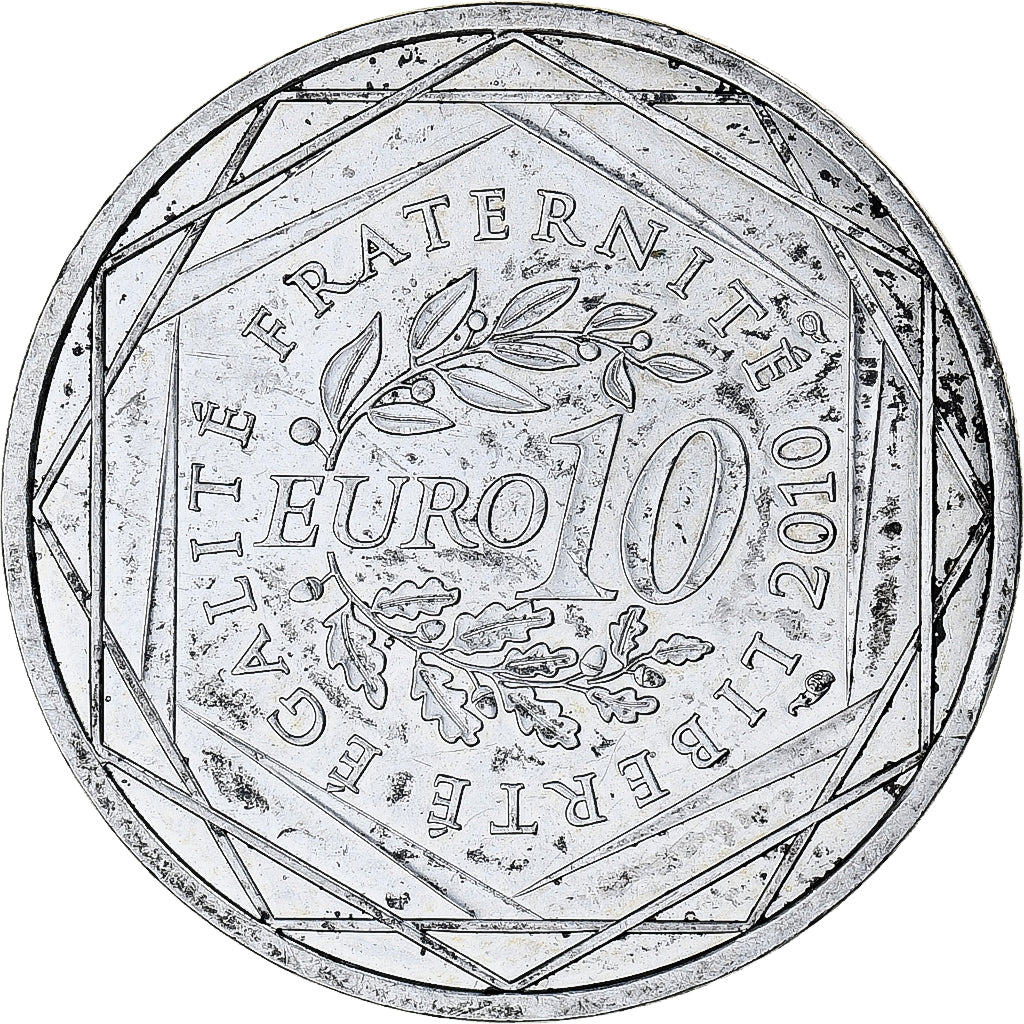 Francja, 10 Euro, Euros des régions, 2010, Monnaie de Paris, Pays De La Loire
