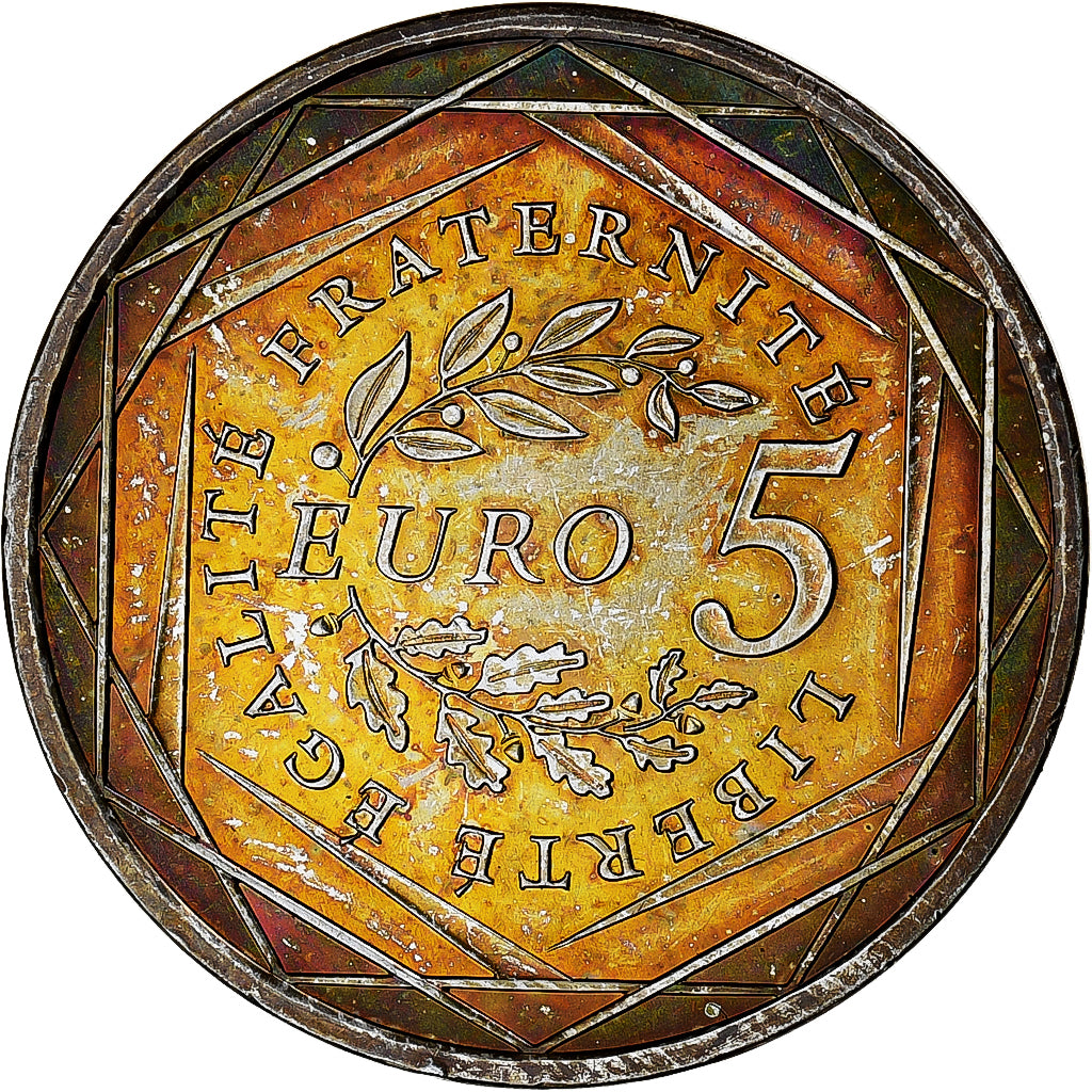 Frankreich, 5 Euro, 2008, Monnaie de Paris, Semeuse, UNZ, Silber, KM:1534