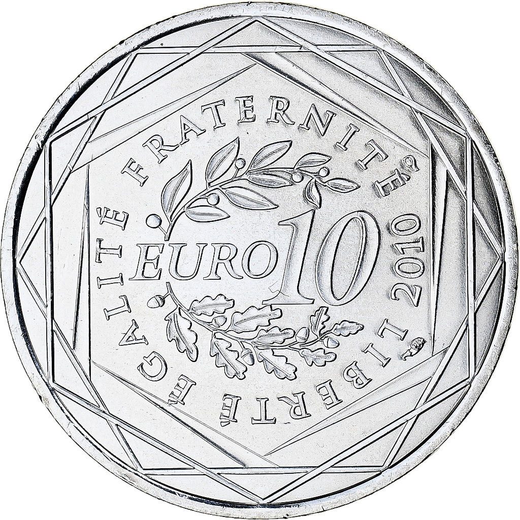 Francja, 10 Euro, Euros des régions, 2010, Monnaie de Paris, Bretagne