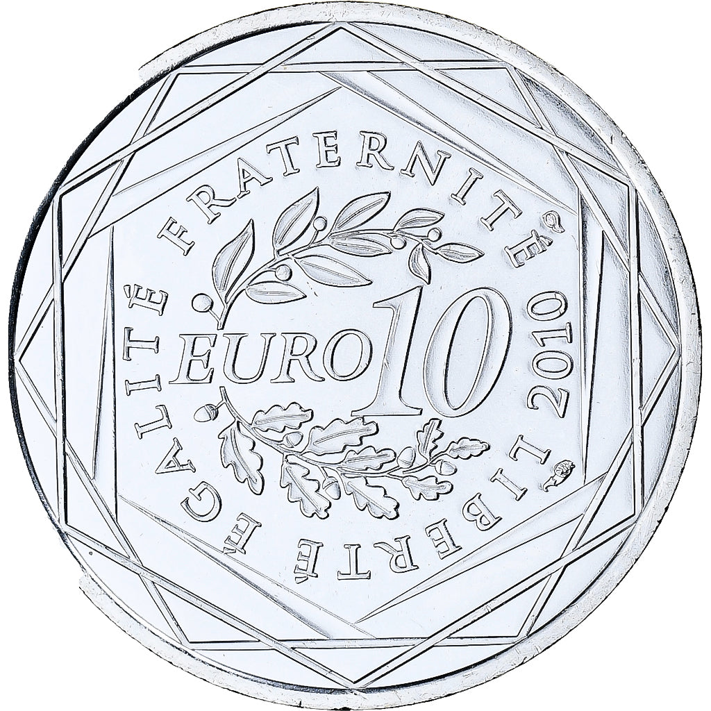Francja, 10 Euro, Euros des régions, 2010, Monnaie de Paris, Basse-Normandie