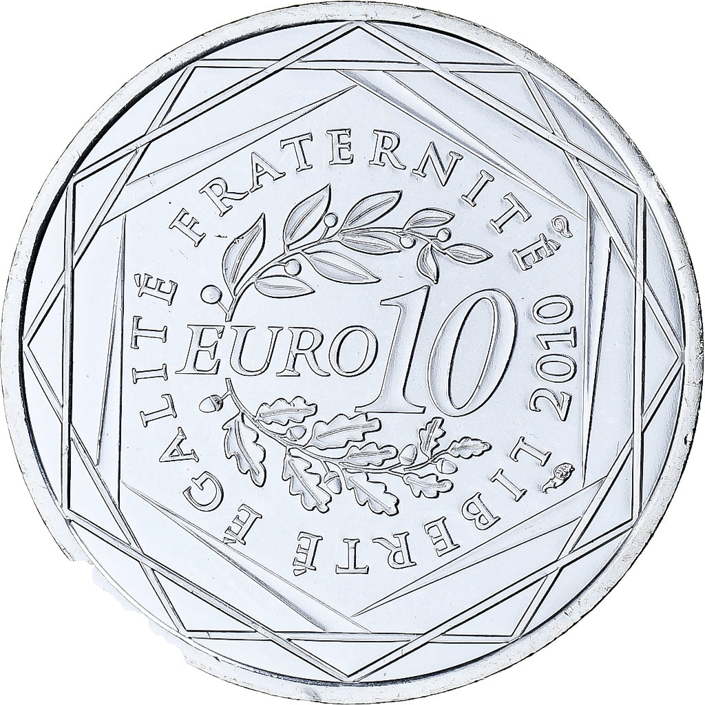 Francja, 10 Euro, Euros des régions, 2010, Monnaie de Paris, Lorraine