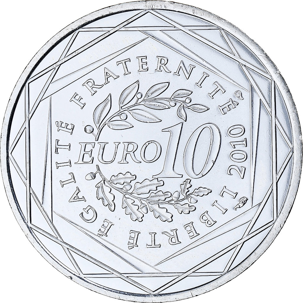 Francja, 10 Euro, Euros des régions, 2010, Monnaie de Paris, Picardie