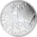França, 10 Euro, Ile de France, 2010, Paris, MS(65-70), Prata, KM:1657