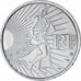 Francja, 10 Euro, 2009, Monnaie de Paris, Semeuse, MS(64), Srebro