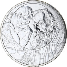 France, 10 Euro, 2017, Centenaire du décès d'Auguste Rodin, MS(65-70), Silver