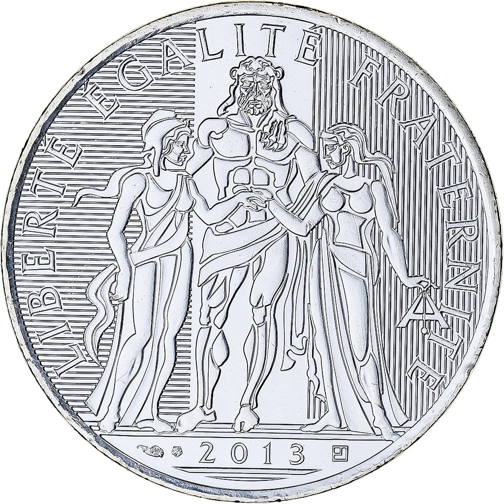 France, 10 Euro, 2013, Monnaie de Paris, Hercule, MS(65-70), Silver