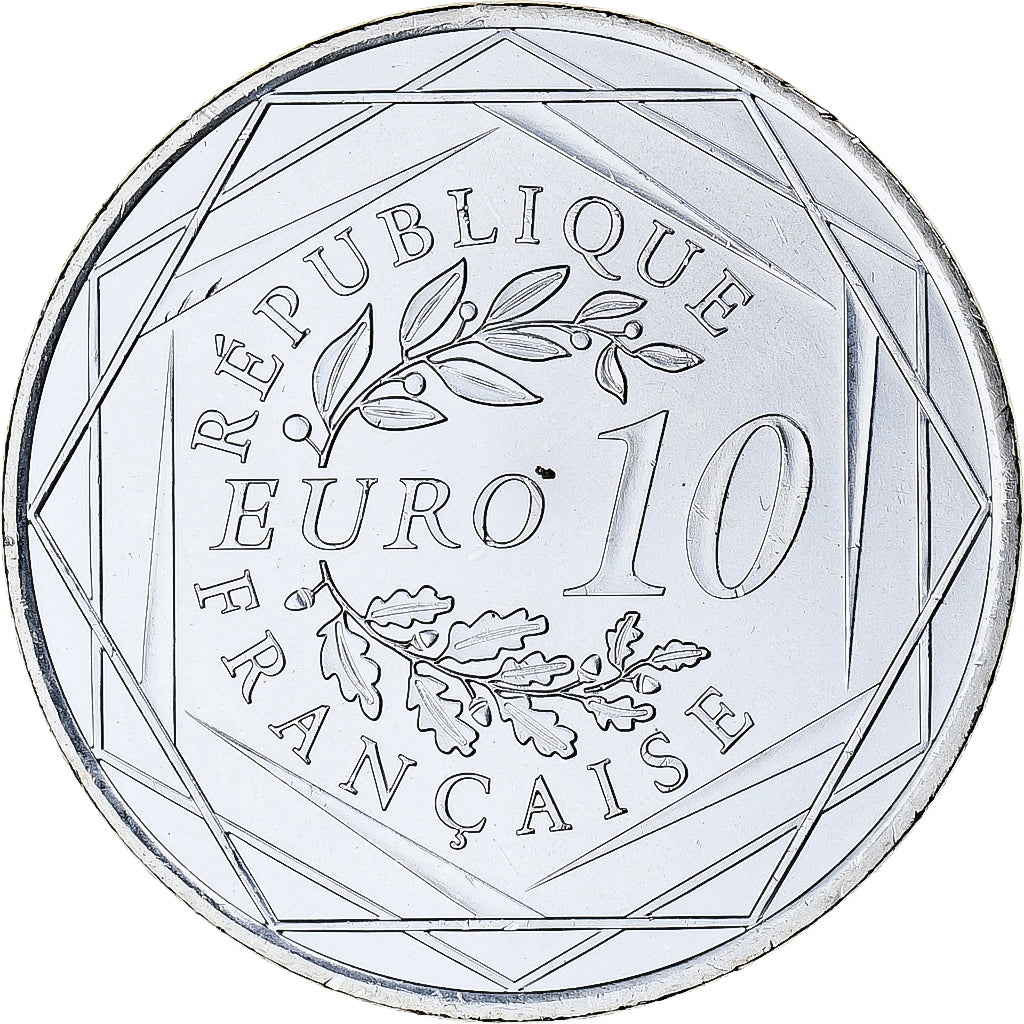 France, 10 Euro, 2013, Monnaie de Paris, Hercule, MS(65-70), Silver