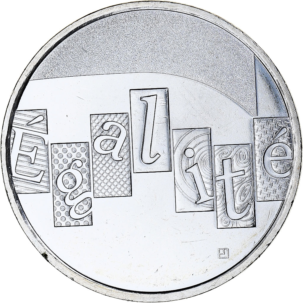 France, 5 Euro, Egalité, 2013, MS(65-70), Silver, Gadoury:EU646