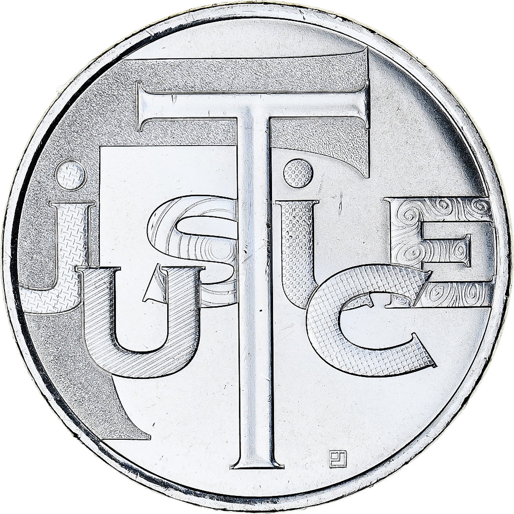 France, 25 Euro, Justice, 2013, MS(65-70), Silver