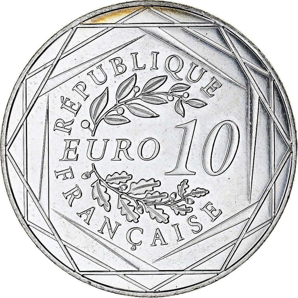 France, 10 Euro, Chute du Mur de Berlin, 2019, Paris, MS(65-70), Silver, KM:New