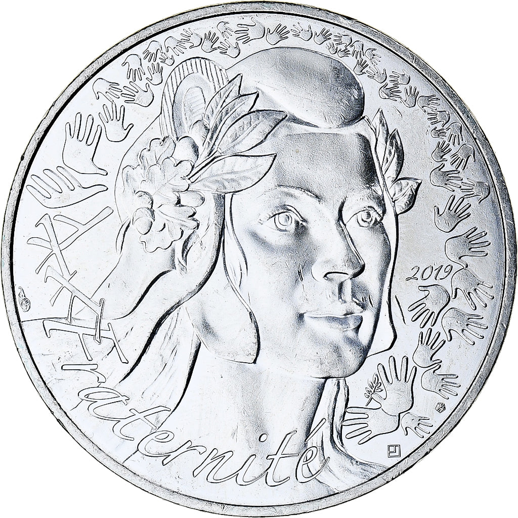 France, 20 Euro, Marianne, Fraternité, 2019, Paris, MS(64), Silver