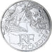 France, 10 Euro, Picardie, 2012, Paris, MS(65-70), Silver, KM:1882