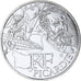 France, 10 Euro, Picardie, 2012, Paris, MS(65-70), Silver, KM:1882