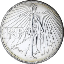 France, 50 Euro, 2010, Paris, Semeuse, MS(64), Silver