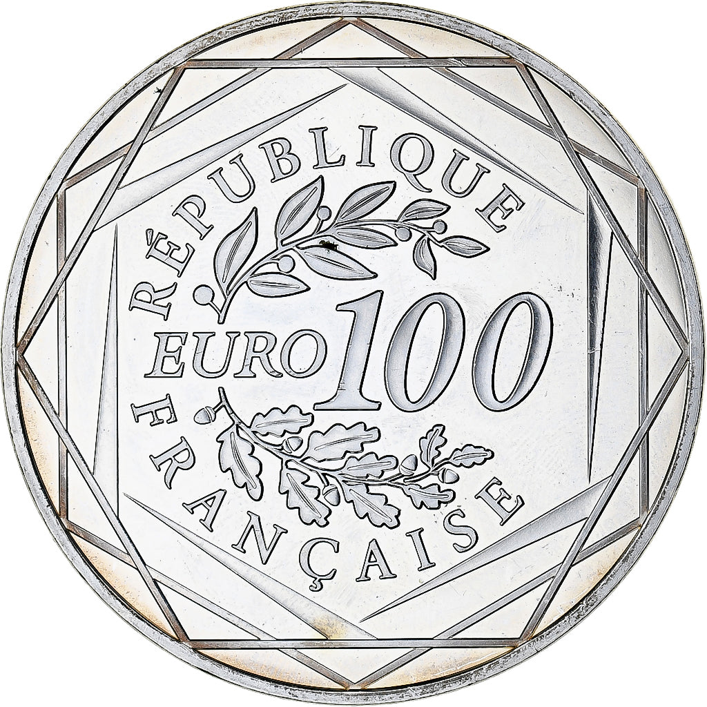 France, 100 Euro, 2011, Paris, MS(64), Silver, Gadoury:EU455, KM:1724