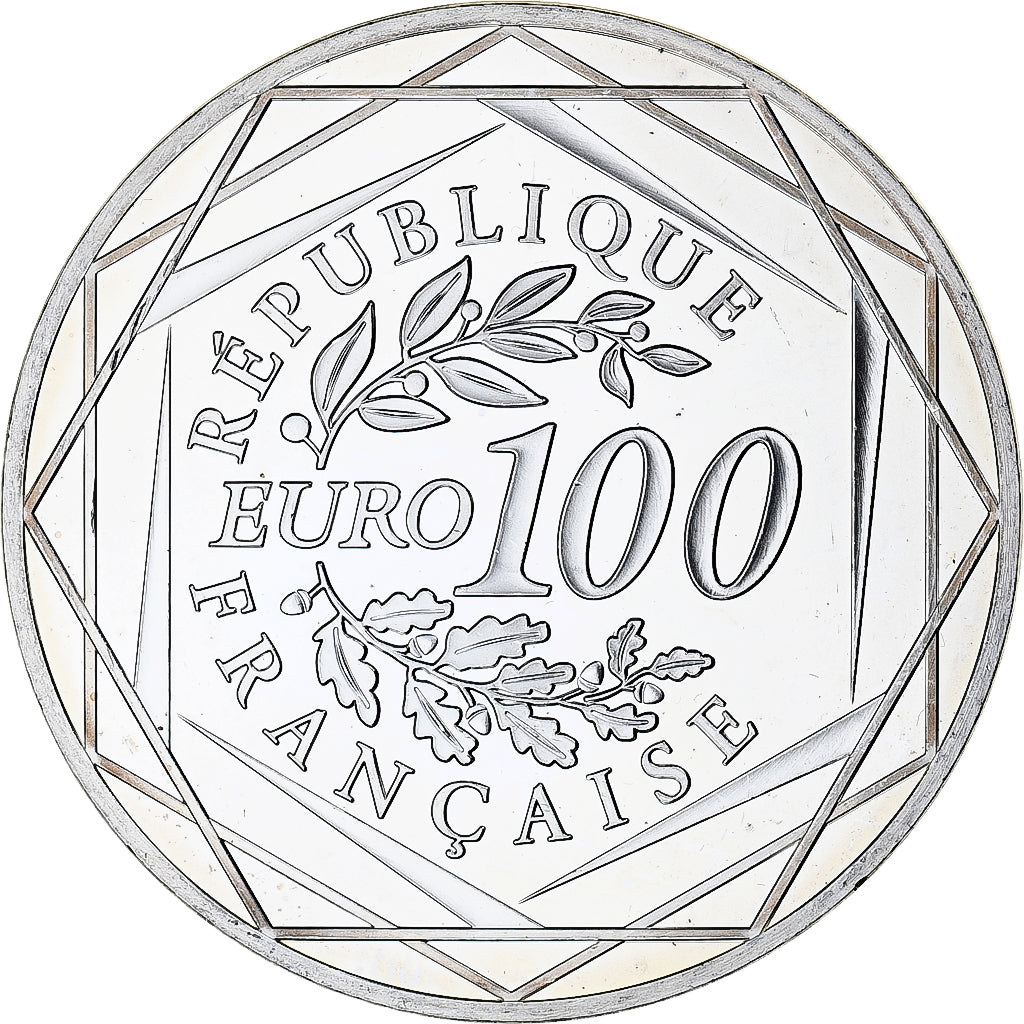 France, 100 Euro, 2011, Paris, MS(64), Silver, Gadoury:EU455, KM:1724
