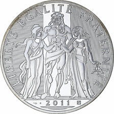 France, 100 Euro, 2011, Paris, SPL+, Argent, Gadoury:EU455, KM:1724