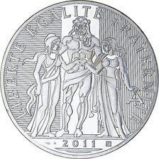 France, 100 Euro, 2011, Paris, MS(64), Silver, Gadoury:EU455, KM:1724