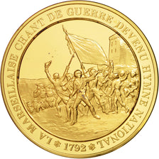 Frankrijk, Medal, French Fifth Republic, History, UNC-, Vermeil