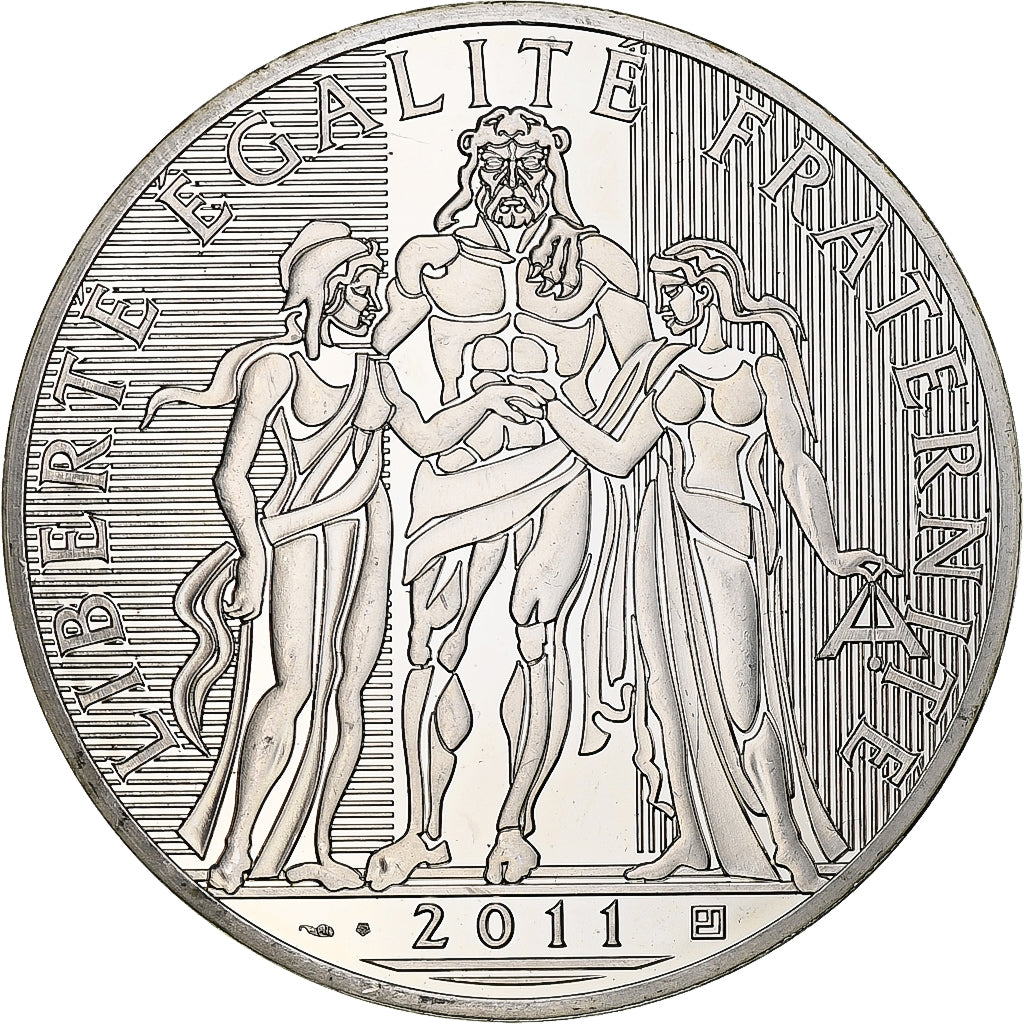 France, 100 Euro, 2011, Paris, MS(64), Silver, Gadoury:EU455, KM:1724