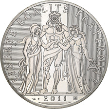 France, 100 Euro, 2011, Paris, MS(64), Silver, Gadoury:EU455, KM:1724