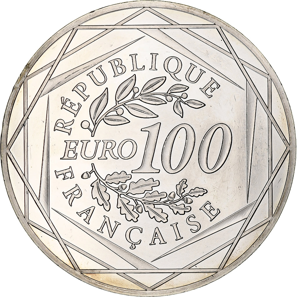 France, 100 Euro, 2011, Paris, MS(64), Silver, Gadoury:EU455, KM:1724
