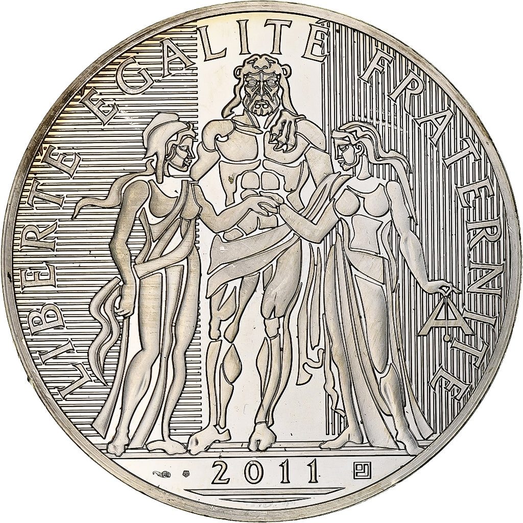 Francia, 100 Euro, 2011, Paris, SPL+, Argento, Gadoury:EU455, KM:1724