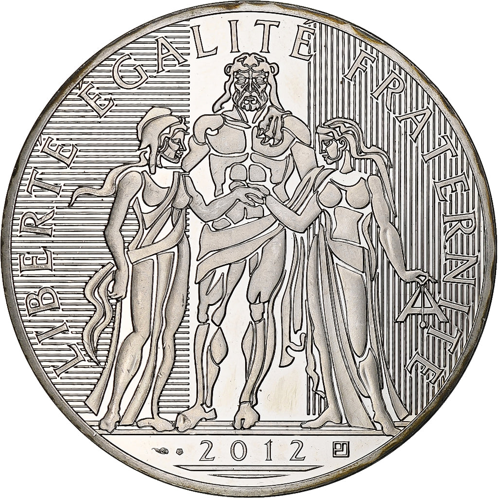 France, 100 Euro, Hercule, 2012, Paris, SPL+, Argent, Gadoury:EU517, KM:1724