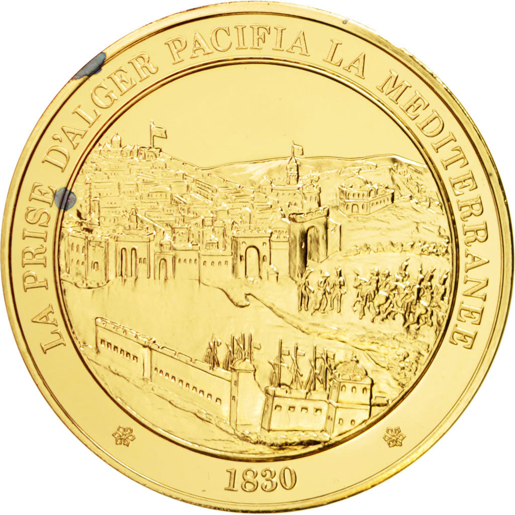 Frankreich, Medal, French Fifth Republic, History, UNZ, Vermeil