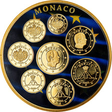 France, Medal, Europa, Monaco, MS(65-70), Copper Gilt