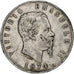 Monnaie, Italie, Vittorio Emanuele II, 5 Lire, 1874, Milan, TB+, Argent, KM:8.3