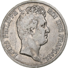 Monnaie, France, Louis-Philippe, 5 Francs, 1831, Lille, TB+, Argent