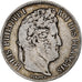 Coin, France, Louis-Philippe, 5 Francs, 1837, Paris, VF(30-35), Silver