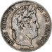 Moneta, Francia, Louis-Philippe, 5 Francs, 1837, Lille, MB+, Argento, KM:749.13