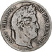 Moneta, Francia, Louis-Philippe, 5 Francs, 1838, Paris, MB, Argento, KM:749.1