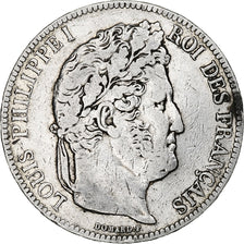 Monnaie, France, Louis-Philippe, 5 Francs, 1841, Rouen, TB, Argent, Gadoury:678