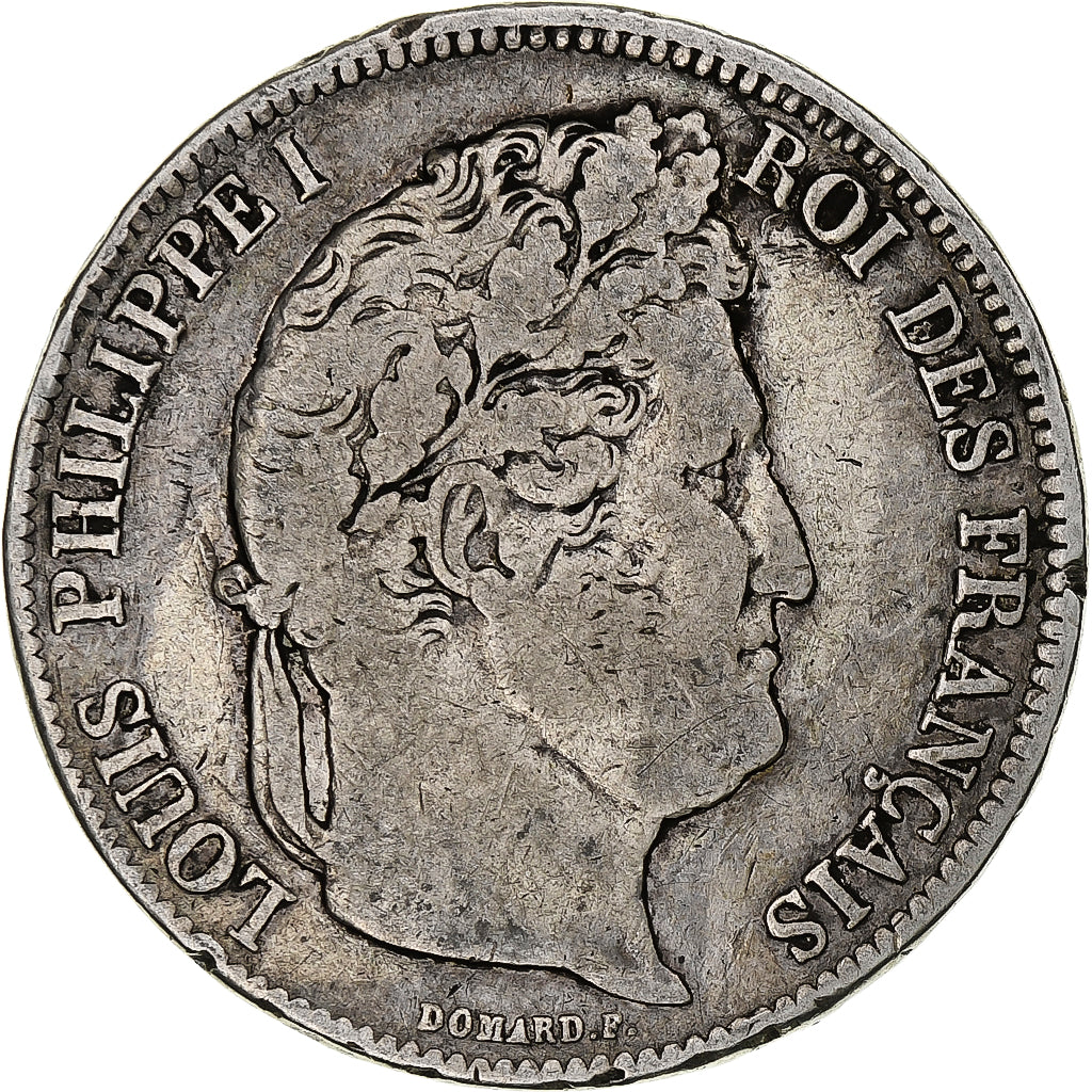 Monnaie, France, Louis-Philippe, 5 Francs, 1841, Lille, TB, Argent, Gadoury:678