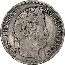 Monnaie, France, Louis-Philippe, 5 Francs, 1841, Lille, TB, Argent, Gadoury:678