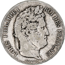 Coin, France, Louis-Philippe, 5 Francs, 1842, Lille, VF(20-25), Silver