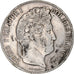 Moneta, Francia, Louis-Philippe, 5 Francs, 1843, Rouen, BB, Argento, KM:749.2