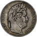 Francja, 5 Francs, Louis-Philippe, 1845, Lille, Srebro, VF(30-35), Gadoury:678a