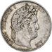 Moneta, Francia, Louis-Philippe, 5 Francs, 1845, Lille, BB, Argento, KM:749.13